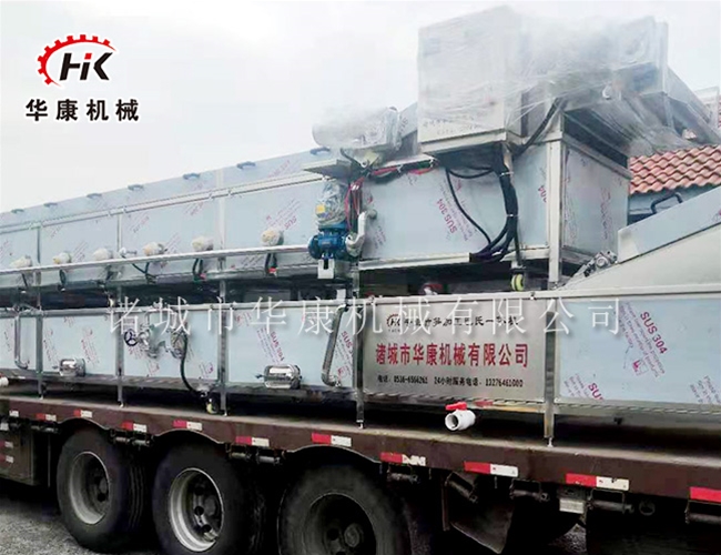 竹筍巴氏殺菌流水線裝車發(fā)貨